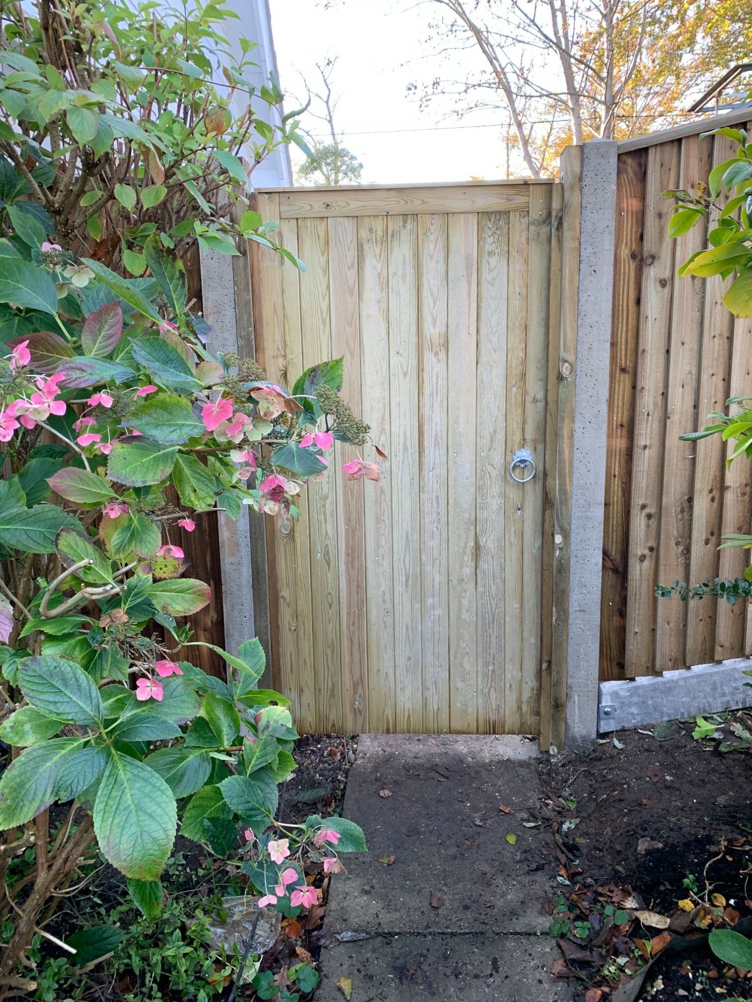 Heavy Duty Timber Gate installed